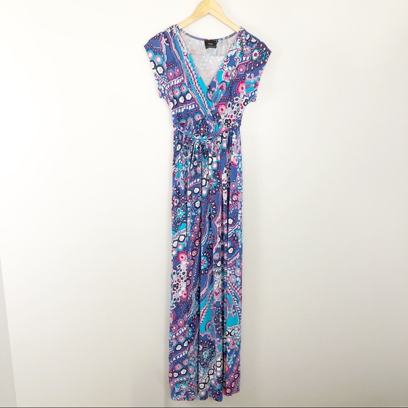 ASOS Maternity Faux Wrap Maxi Dress - Picture 2 of 8